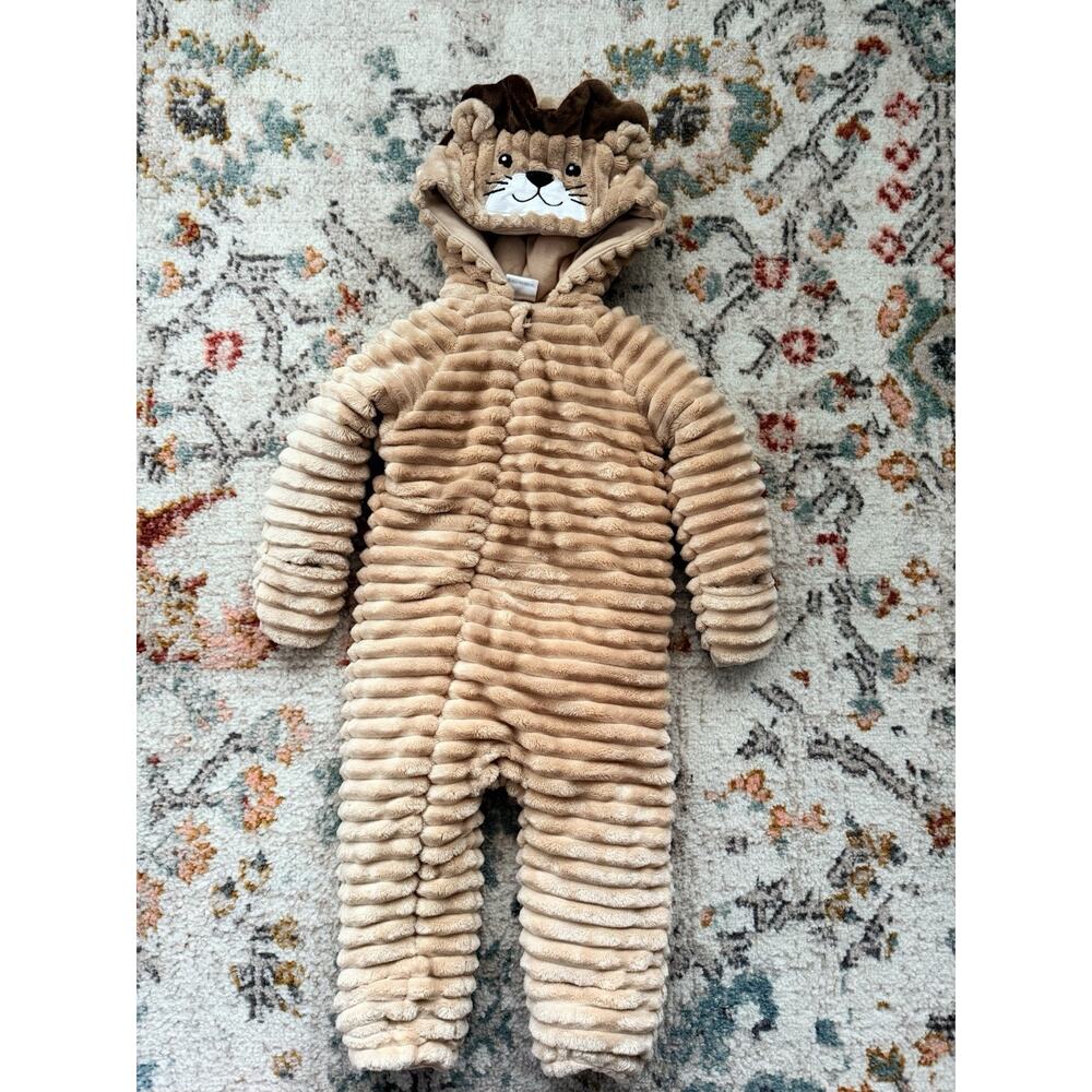 Koala Baby Plush Lion Coat Brown Tan 12-18m